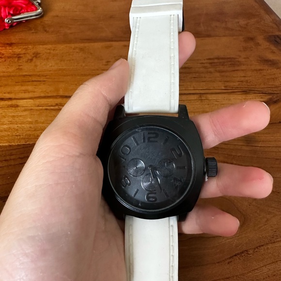 Aldo S-1151 Black and White Watch - Picture 1 of 6